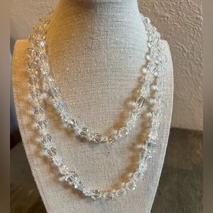 Vintage Elegant Crystal Beaded Necklace